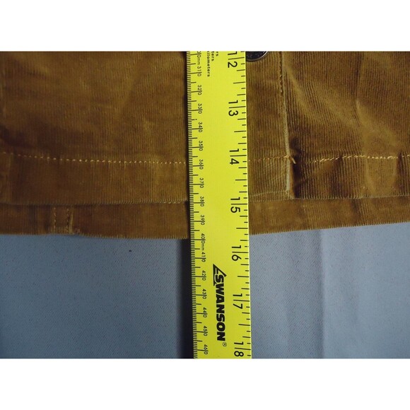 Mudd FLX Stretch Brown Corduroy Full Button Mini Skirt Juniors Size 9 - Picture 6 of 7